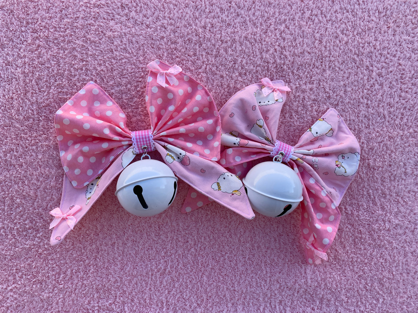 Cogimyun Polka Dot Bell Twintail Clips