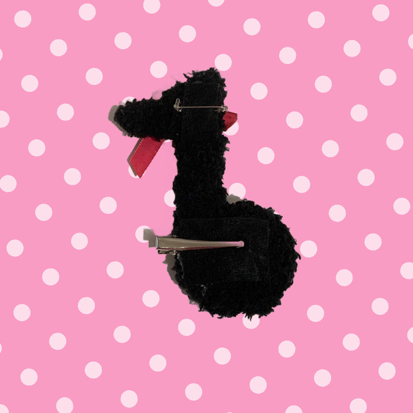 Dazzling Ice Cream Fuzzy Music Note 2-way clip