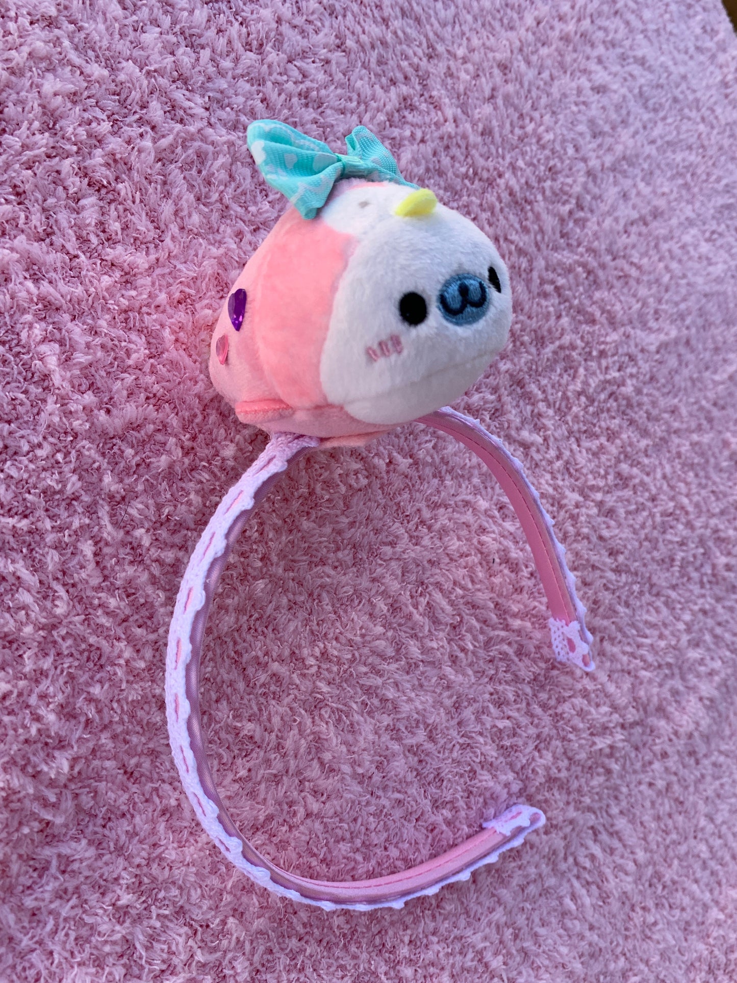 Pink Penguin Mamegoma Headband