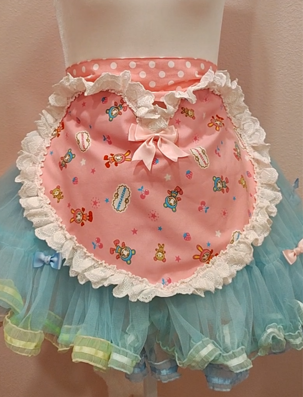 Size L - XXXL Mezzo Lovers heart half apron