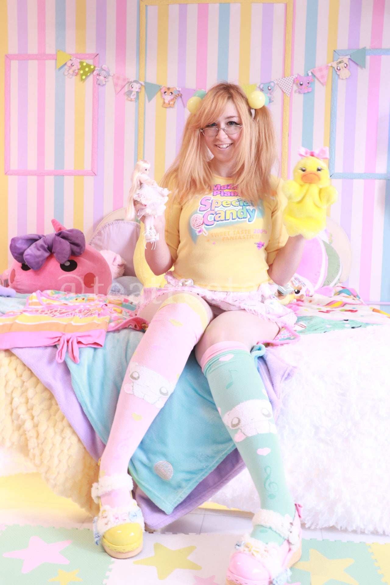 Creature Loves Music Over Knee Socks