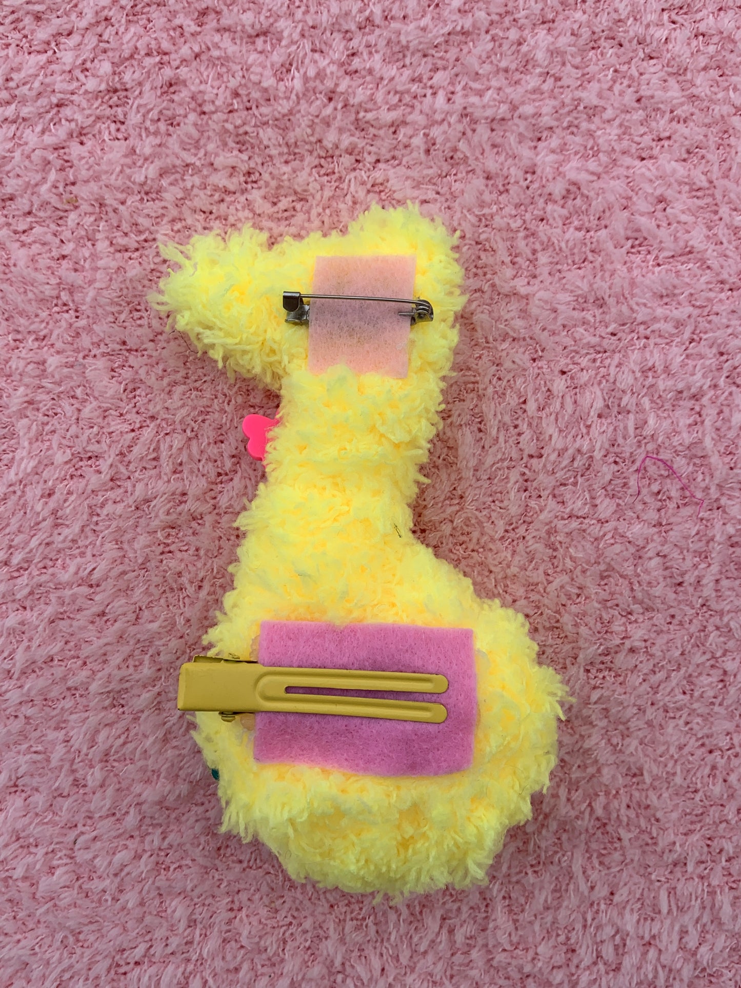 Sunny Flower Field Fuzzy Note Clip