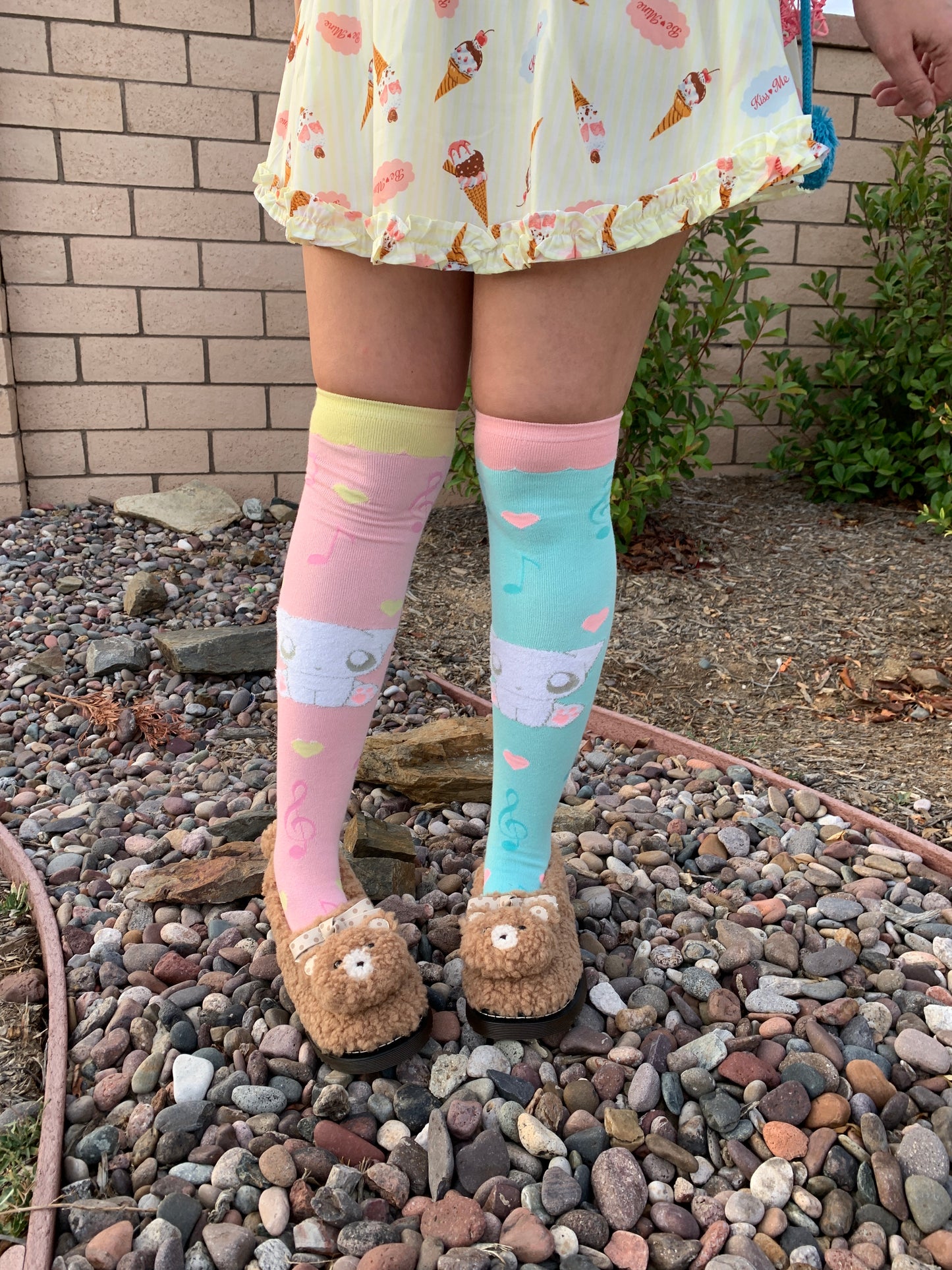 Creature Loves Music Over Knee Socks