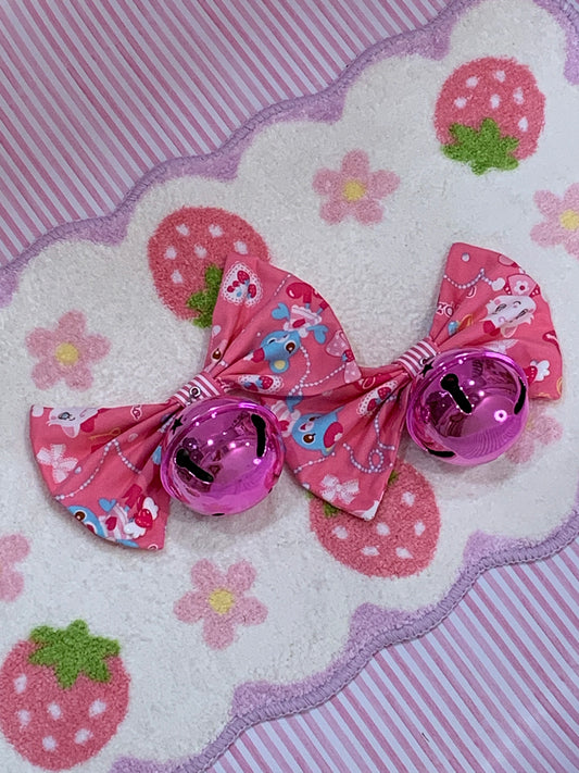 Mezzo Princess Pearl~ Big Bell Twintail Clips