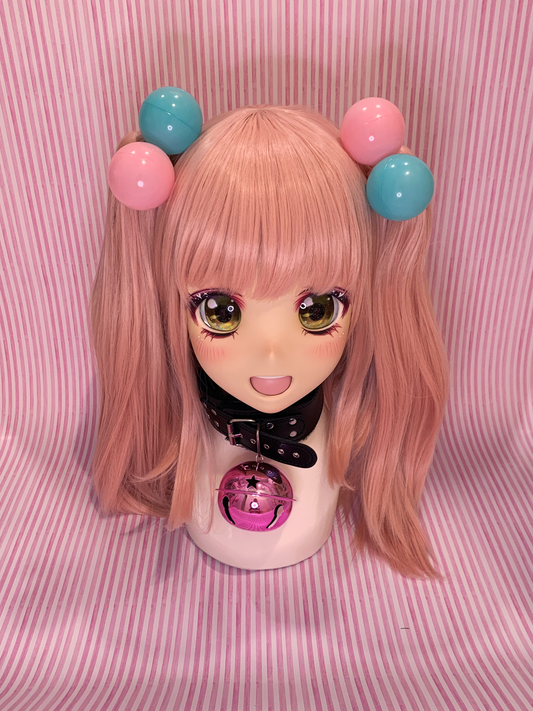 Pink x Mint Blue Toy Ball Hair Bobbles