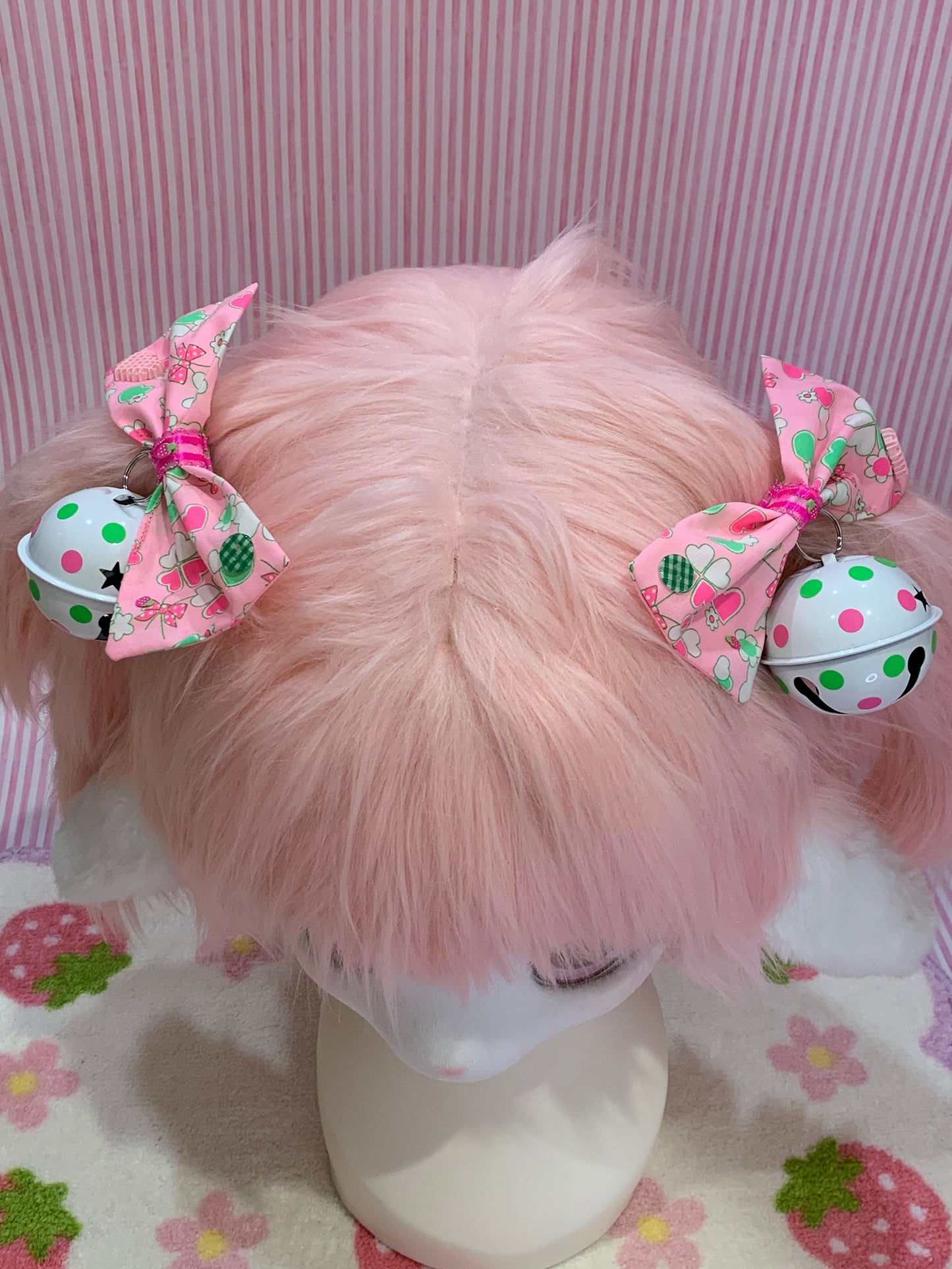 Lucky Dot~ Small Bell Twintail Clips