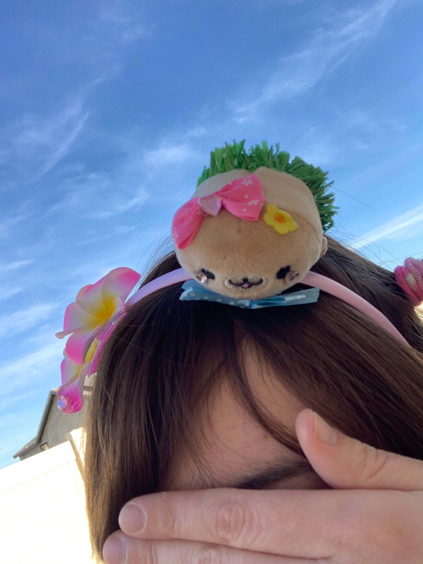Tan Hawaiian Mamegoma Headband