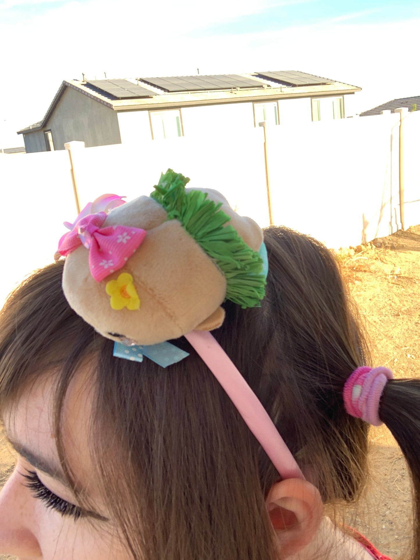 Tan Hawaiian Mamegoma Headband
