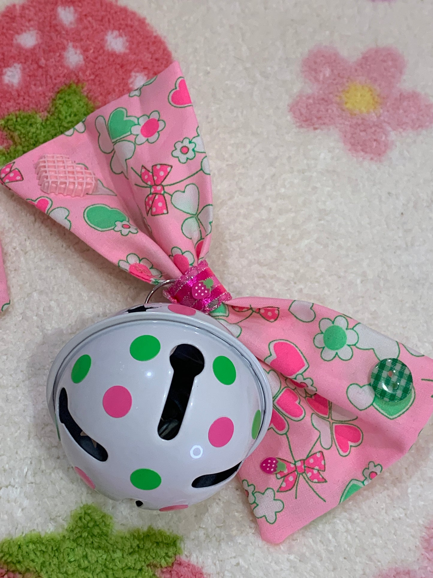 Lucky Dot~ Small Bell Twintail Clips