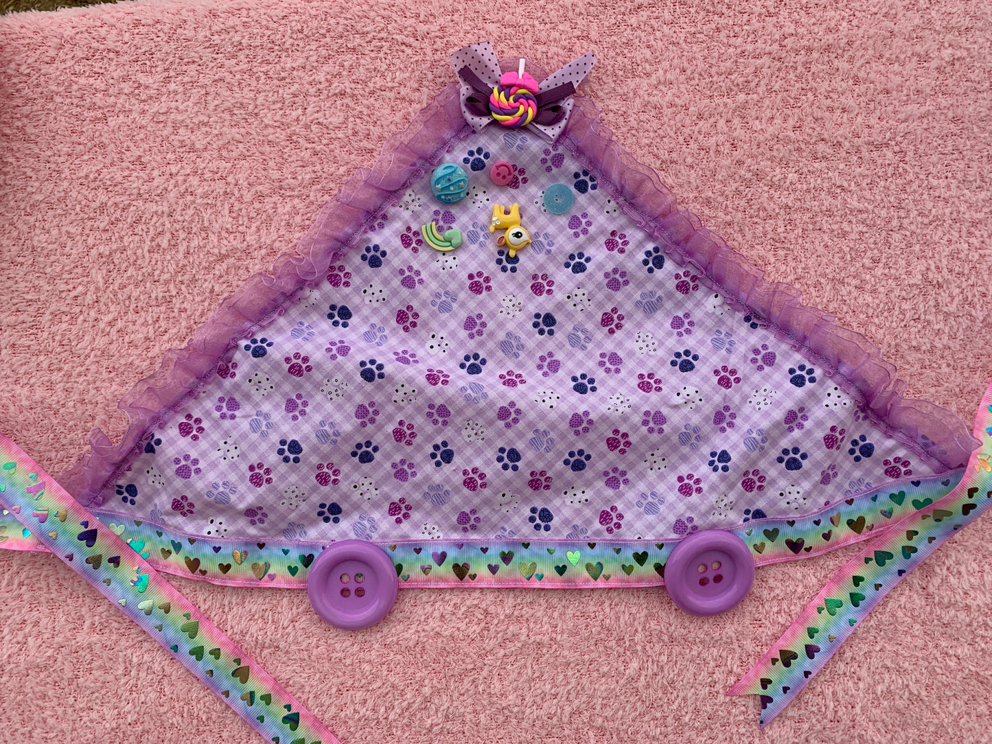 Purple Pawz Bandana