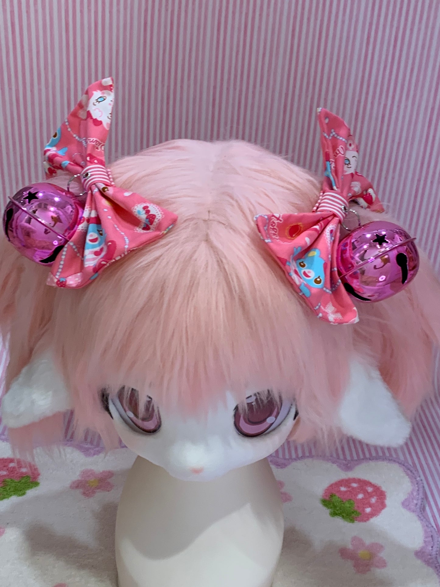 Mezzo Princess Pearl~ Big Bell Twintail Clips