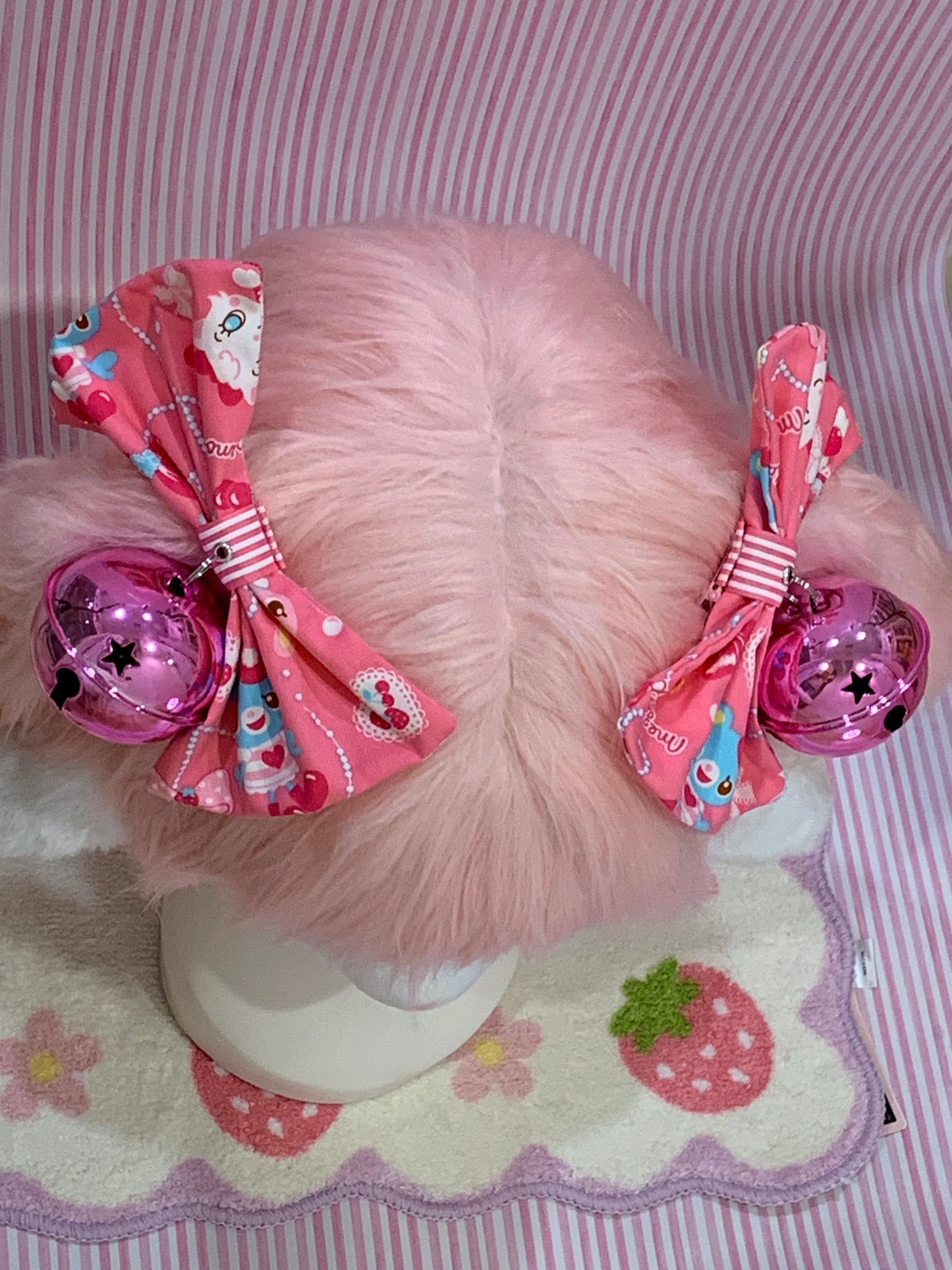 Mezzo Princess Pearl~ Big Bell Twintail Clips