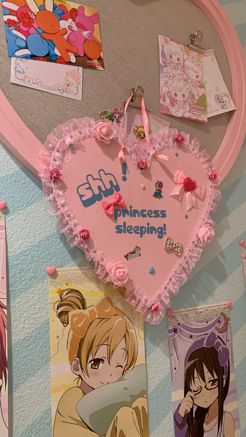 Shh! Princess Sleeping Room Sign