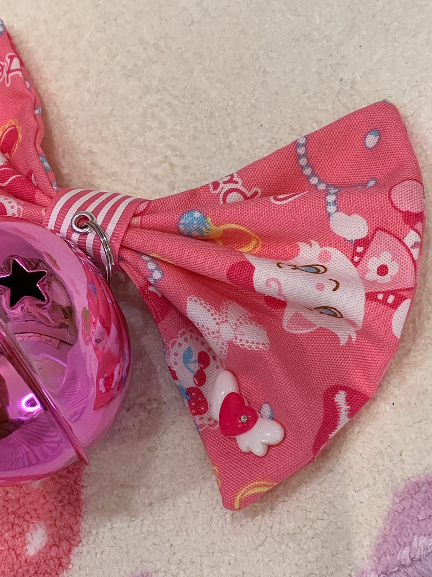 Mezzo Princess Pearl~ Big Bell Twintail Clips