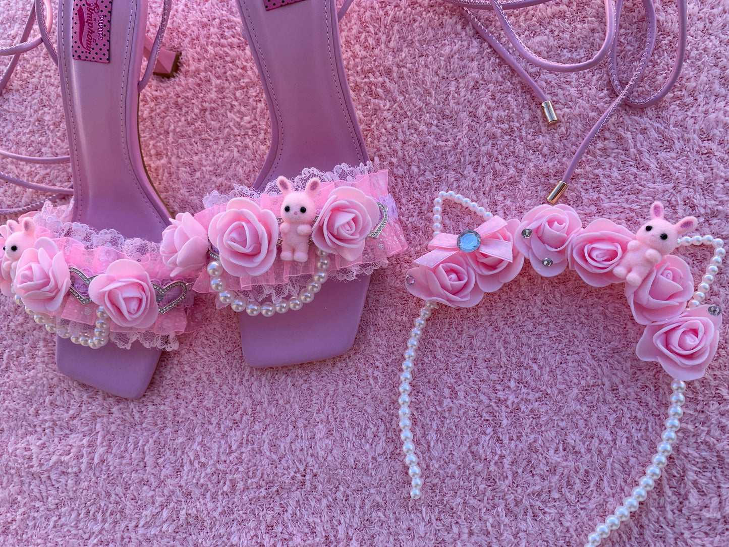 Hime Bunny Parfait Heels & Headband set