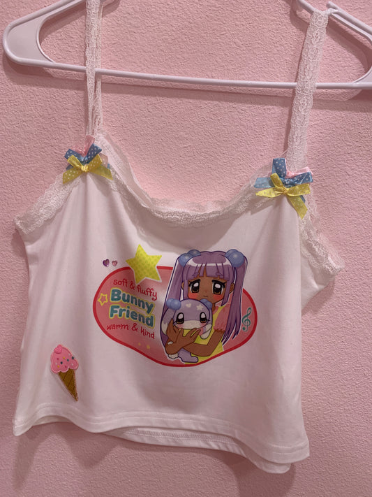 Drippy Icing Logo Cropped Tank size L