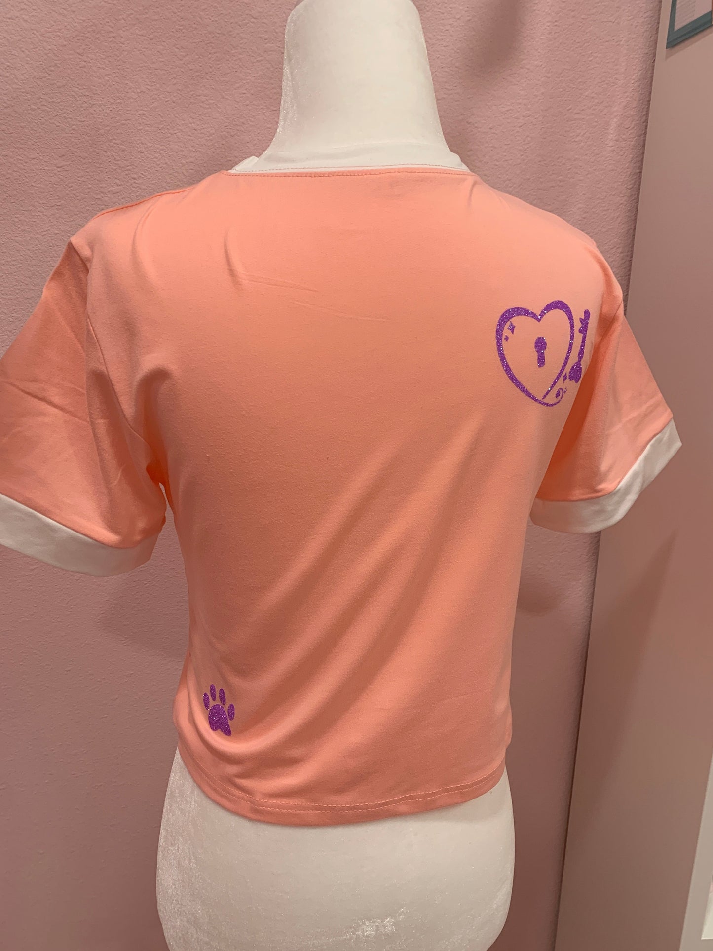 Symphony Donuts Pink Tee size S/M