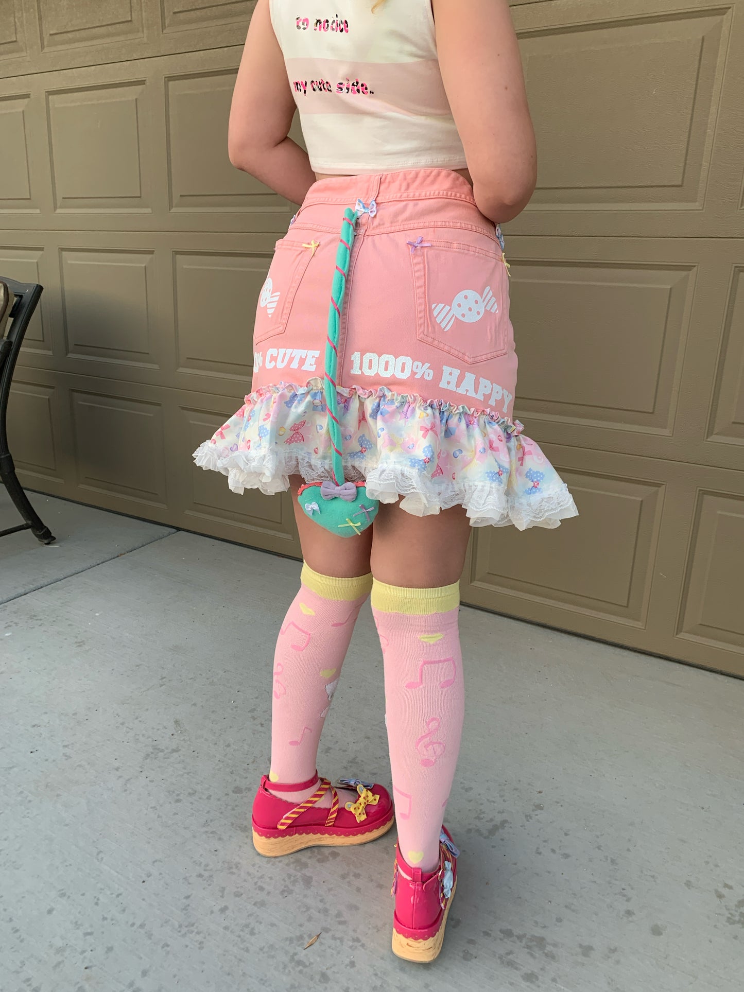 Plus Size♡Devilish Macaron Skirt