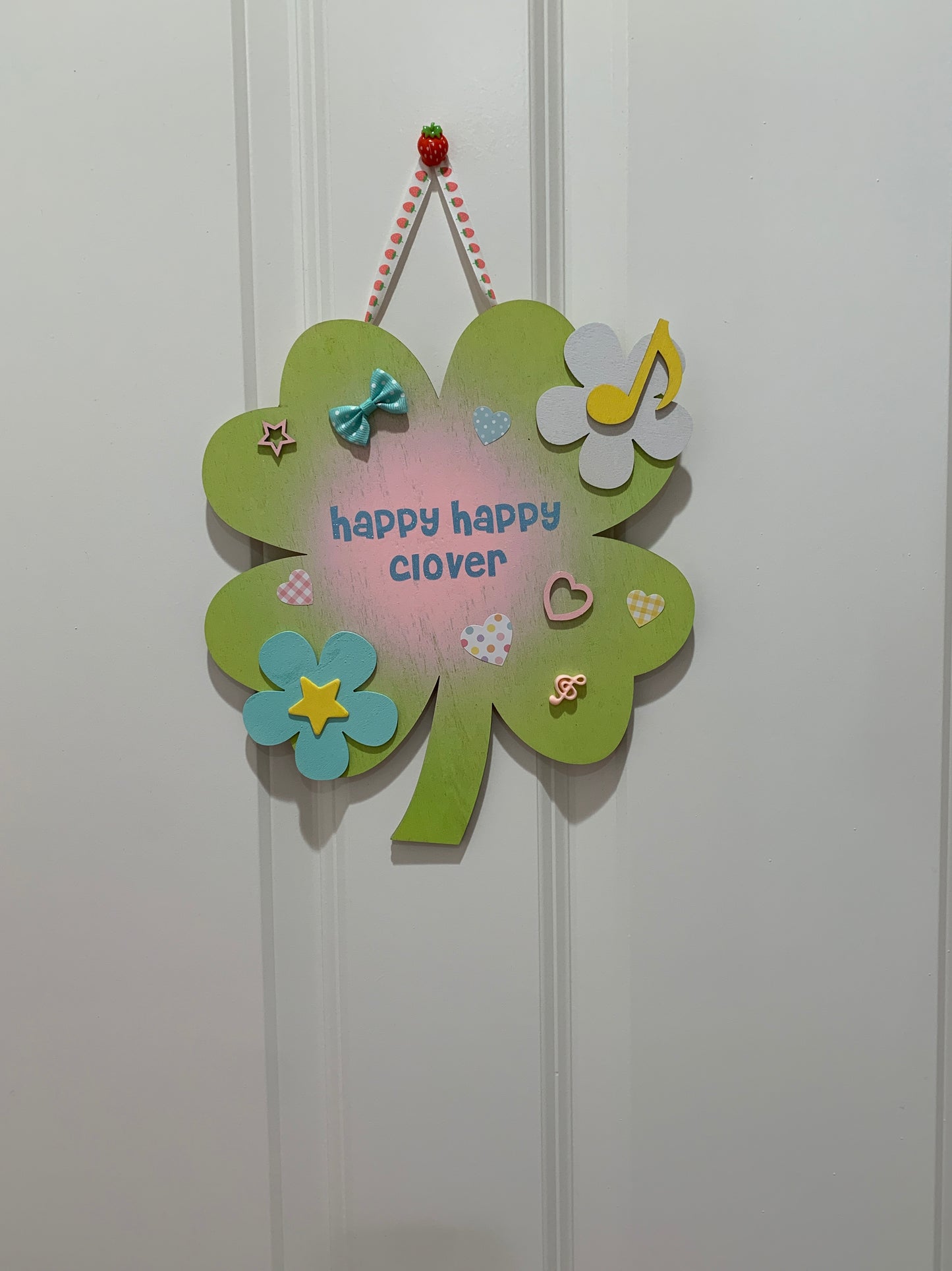 Happy Happy Clover Room Sign