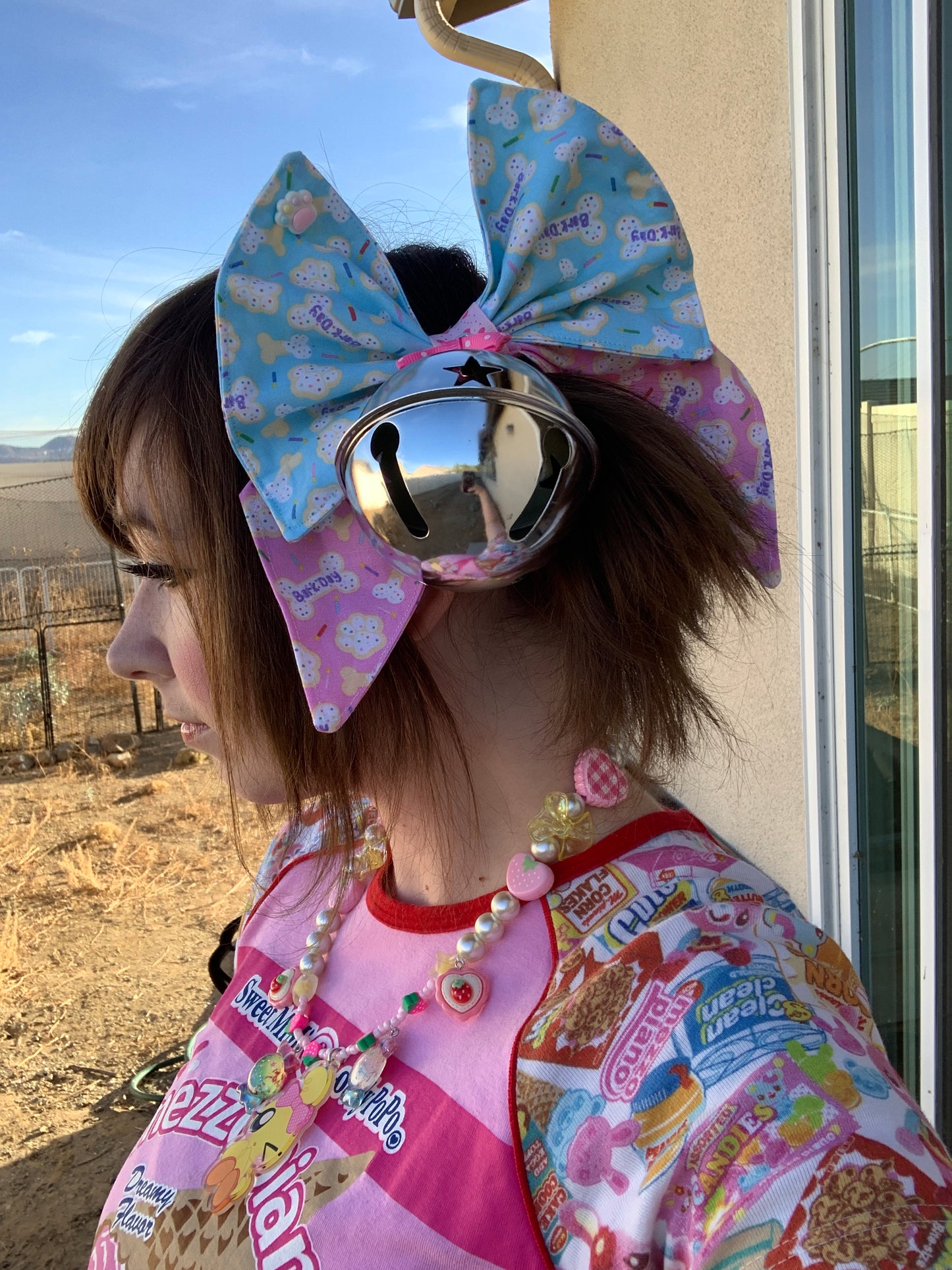 Puppy’s Special Barkday Giant Bell Twintail Clips