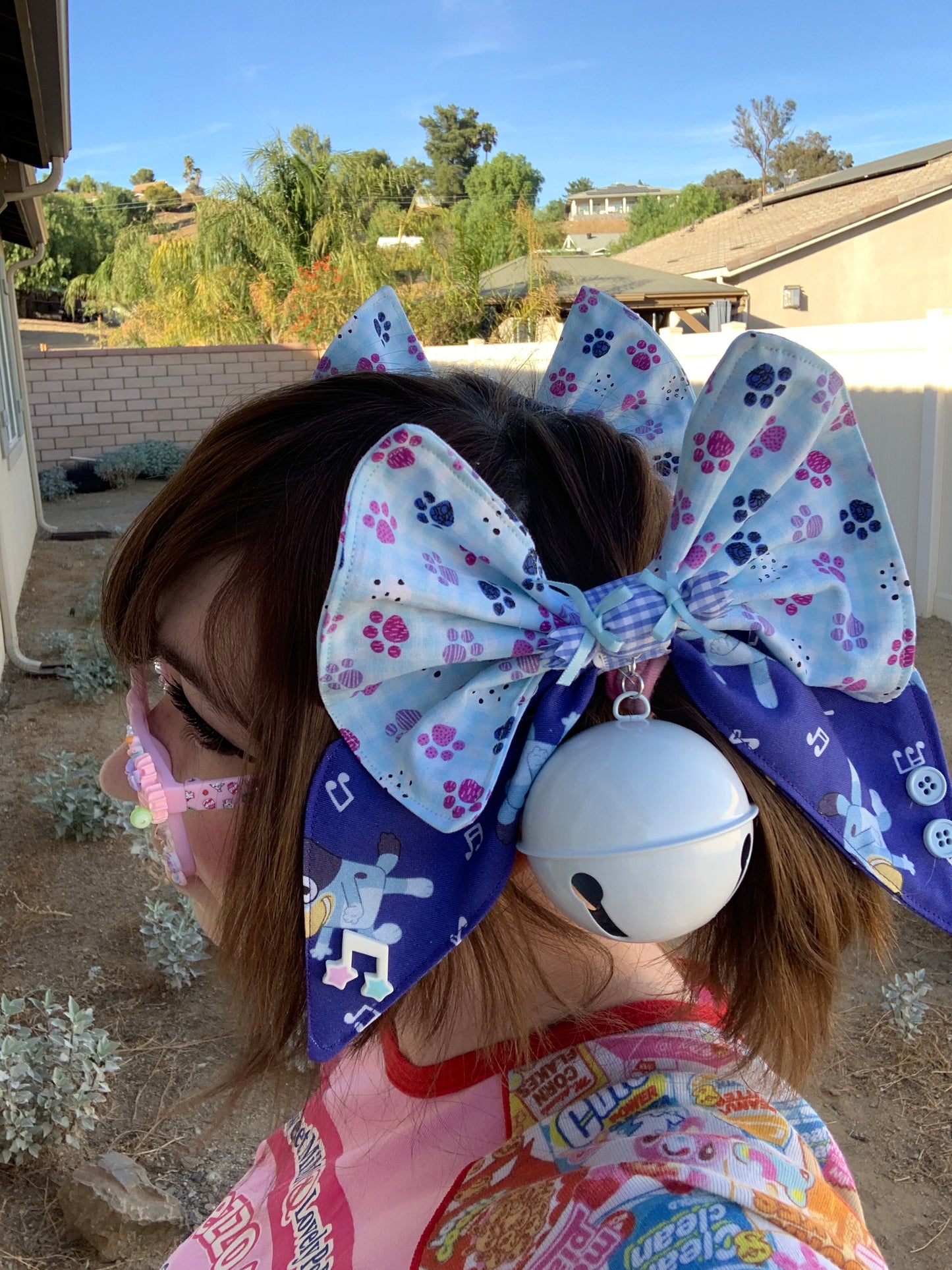 Dancing Bluey Bell Twintail Clips