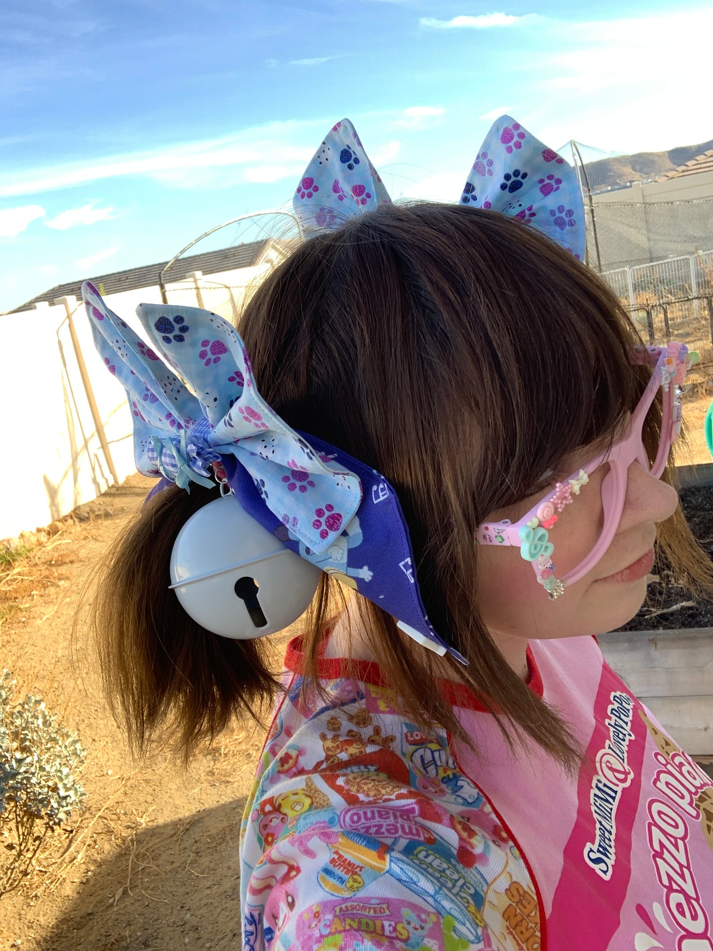 Dancing Bluey Bell Twintail Clips