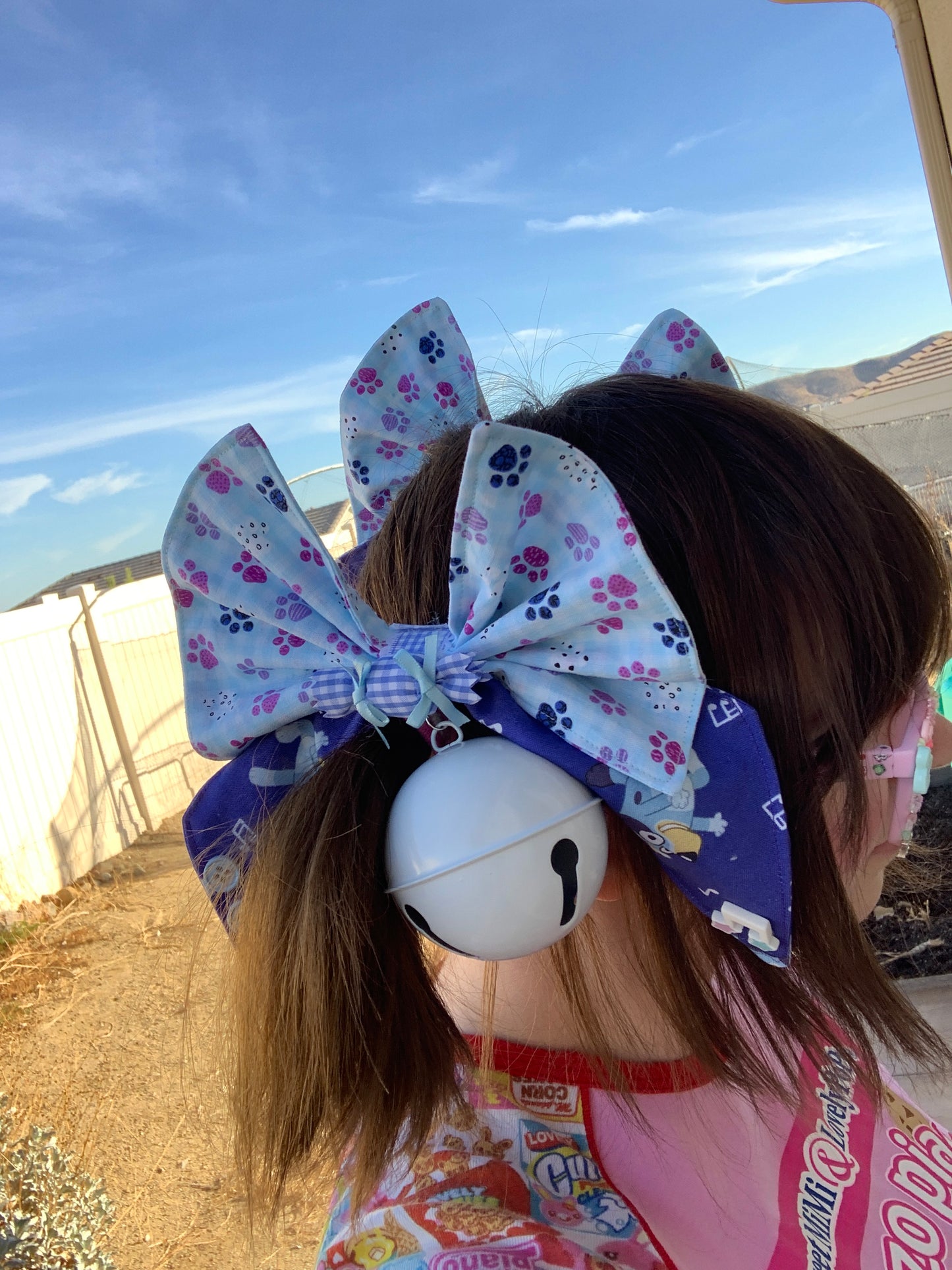Dancing Bluey Bell Twintail Clips