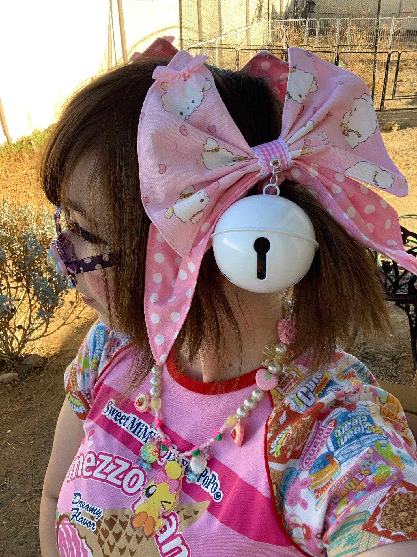 Cogimyun Polka Dot Bell Twintail Clips