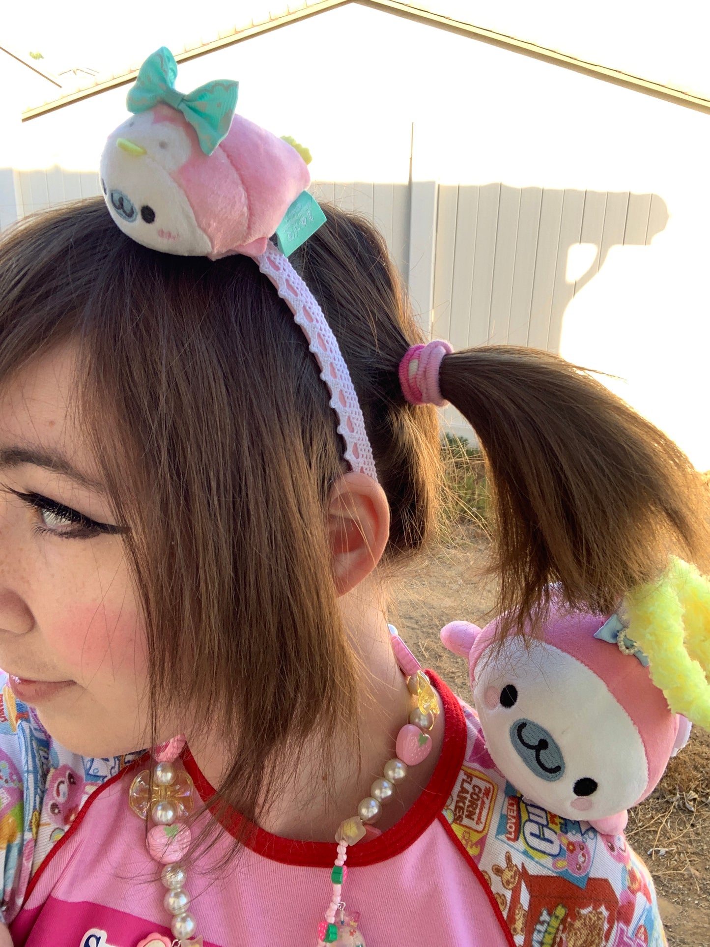 Pink Penguin Mamegoma Headband