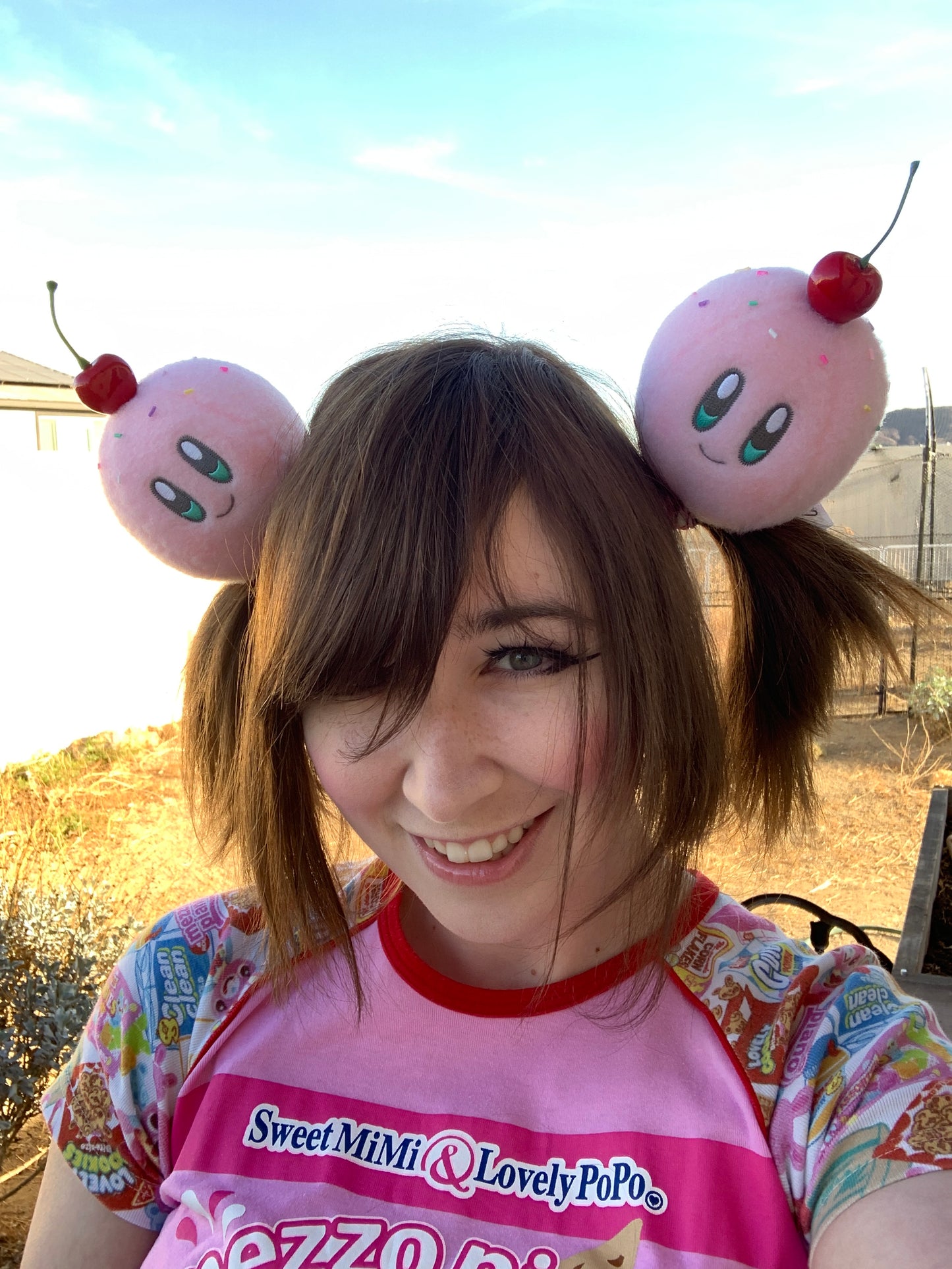 Giant Kirby Sundae Plushy Hairties