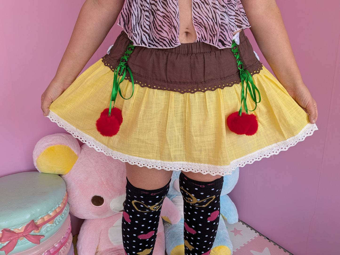 Puddin' a Smile On pudding skirt!