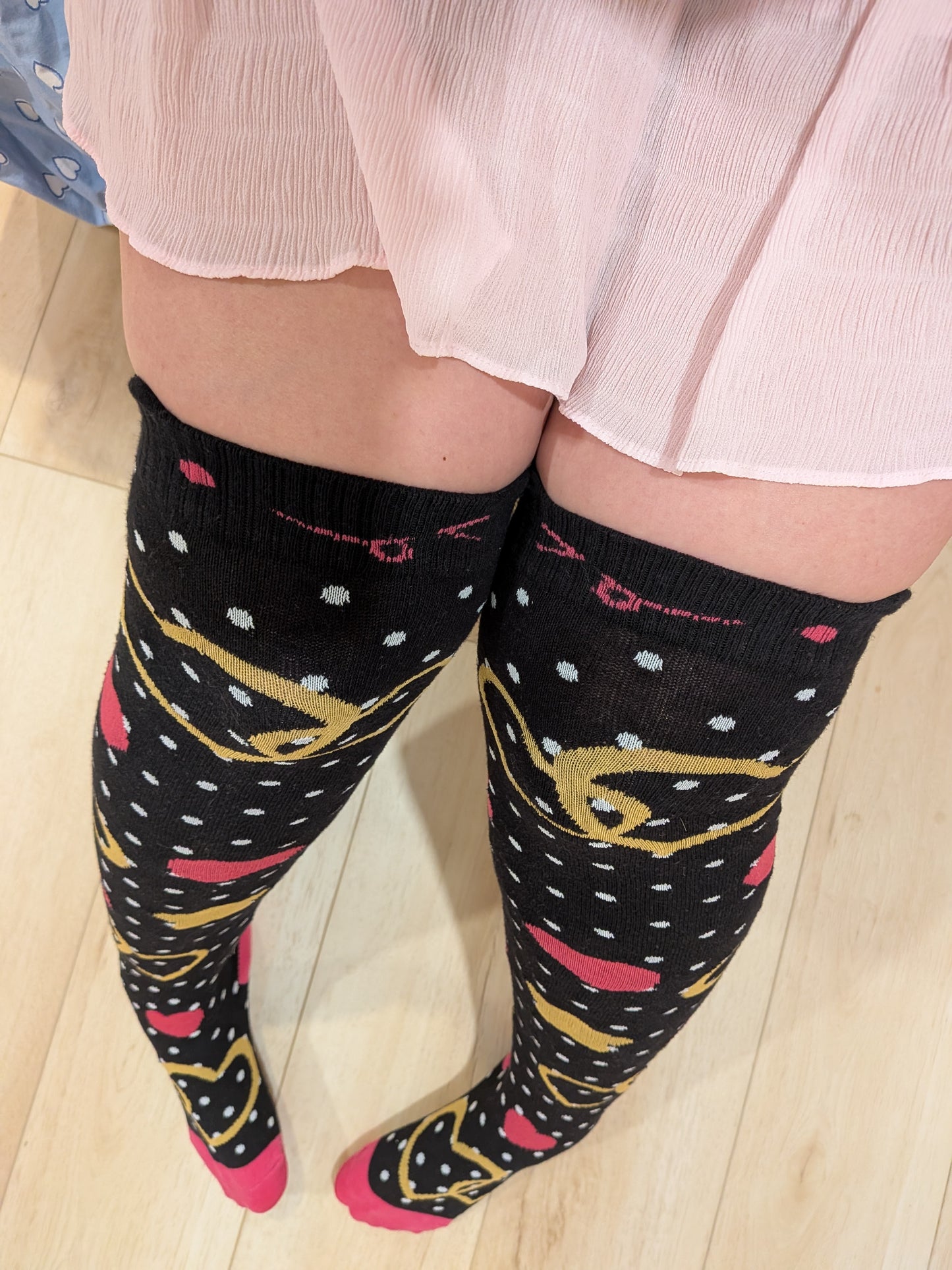 Punky Gal Over the Knee Socks