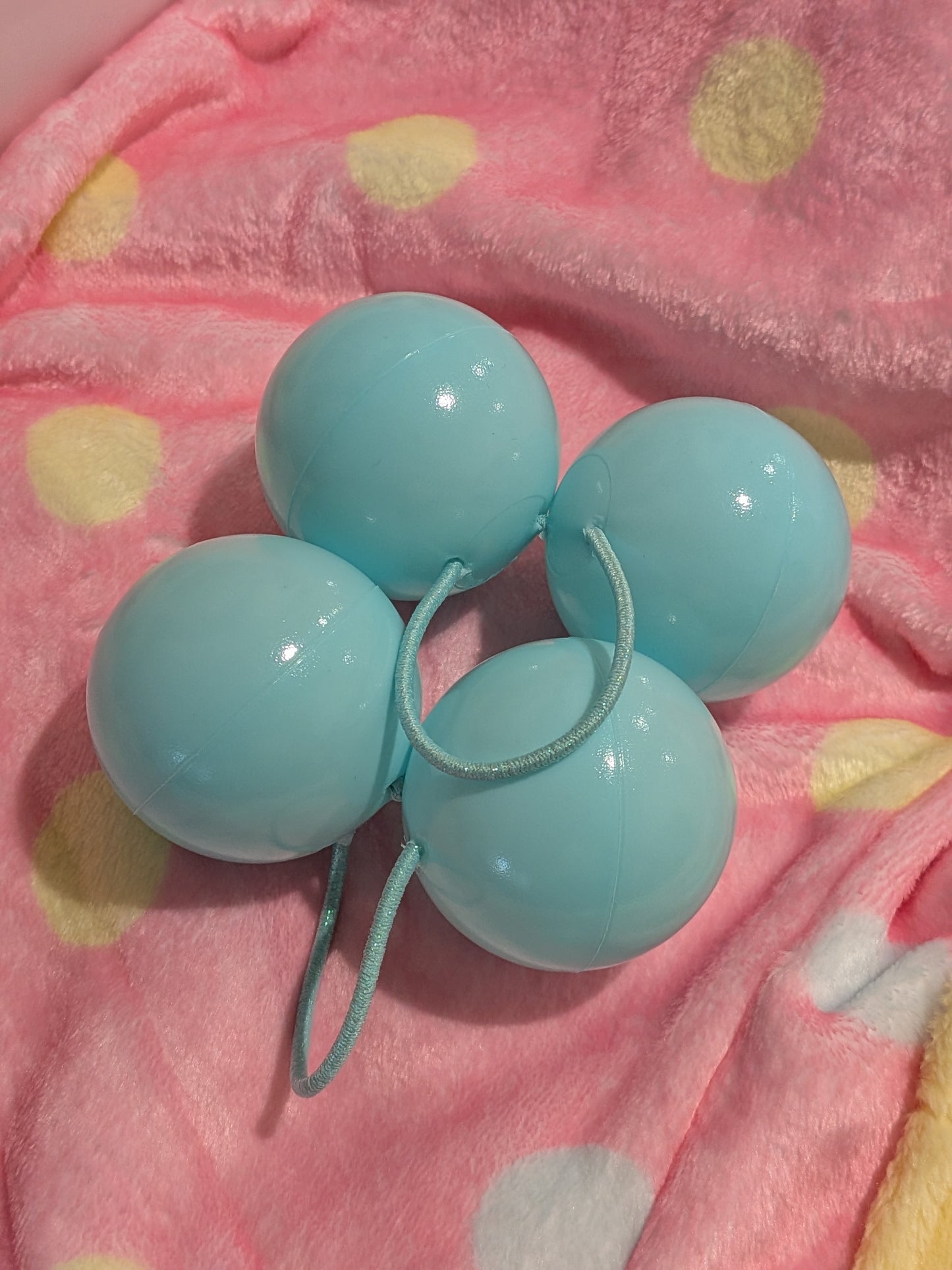 Mint Toy Ball Hair Bobbles