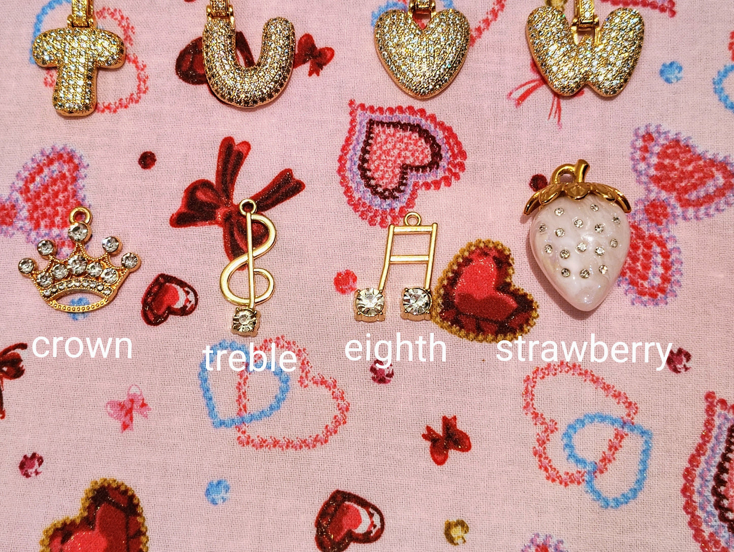 Sparkling Gal's Heart chain belt