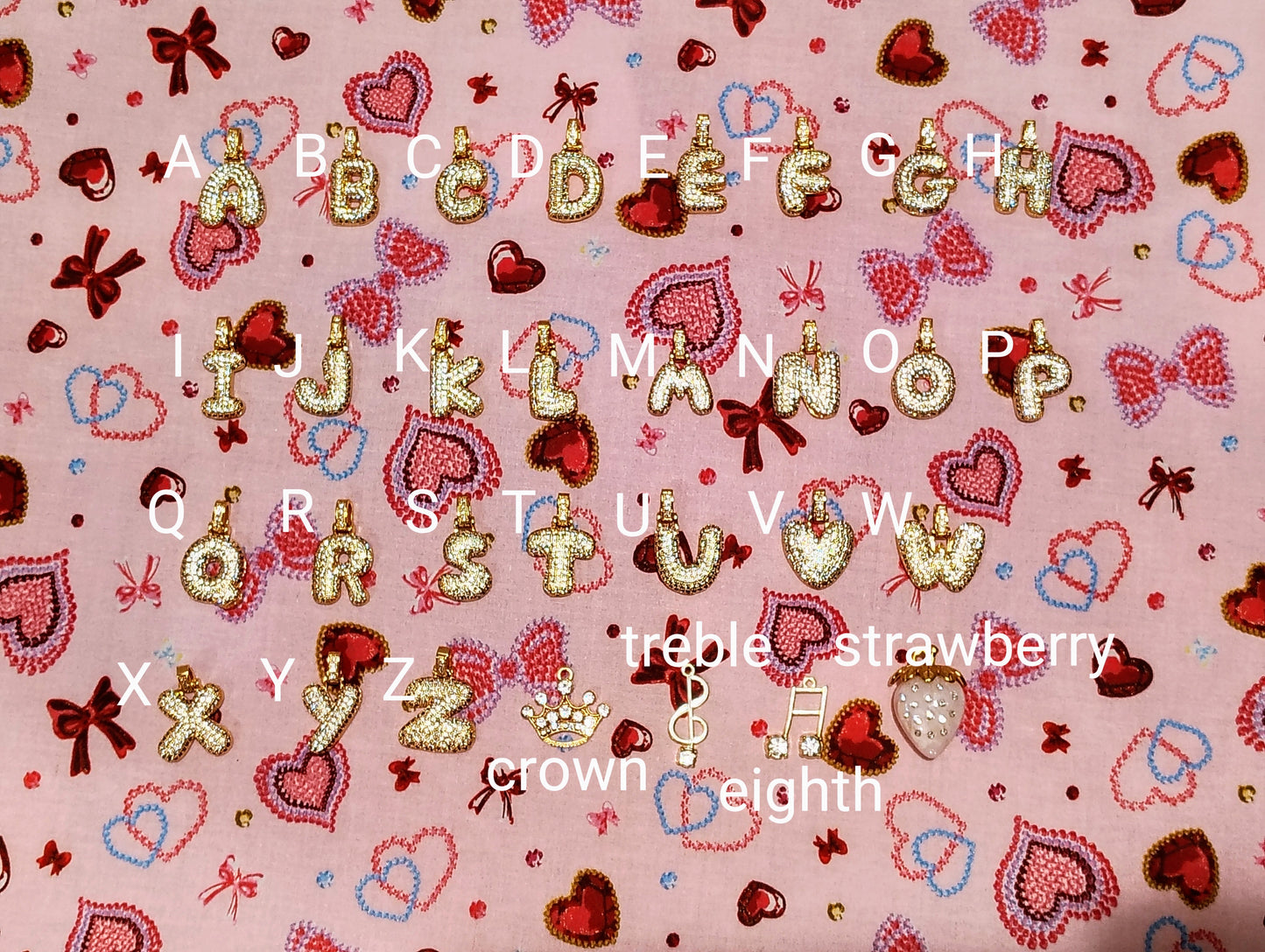 Sparkling Gal's Heart chain belt