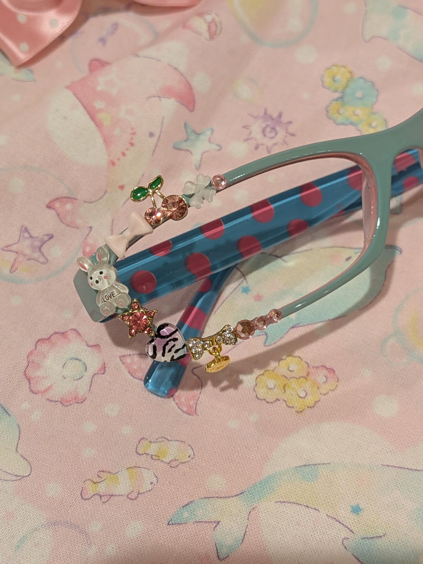 Bunny Love deco glasses
