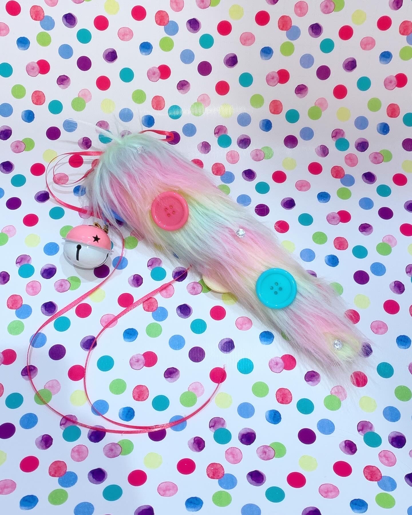 Rainbow Magic Tail Keychain