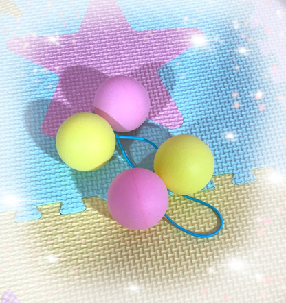 Light Pink x Yellow Bobbles