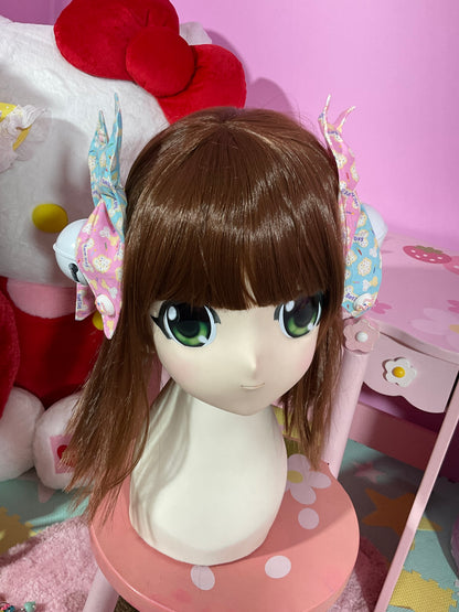 Funfetti Puppy Treats Bell Twintail Clips