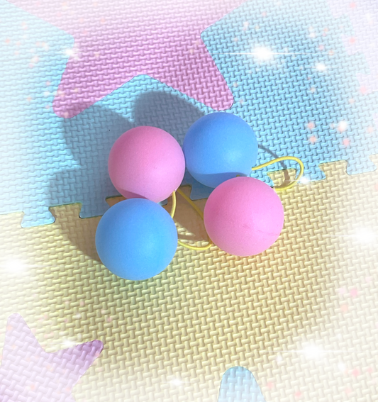 Light Blue x Light Pink Bobbles
