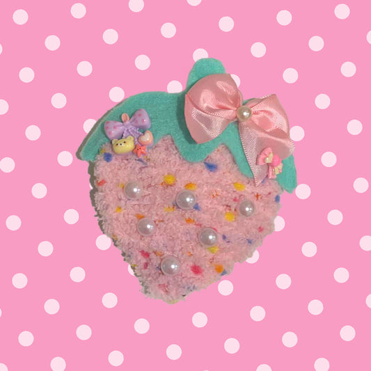 My Baby Pink Strawbery Brooch