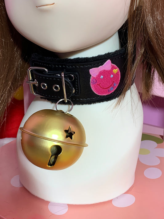 Happy Punk Girl Giant Bell Collar