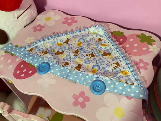 Lovely Dog Bandana - blue