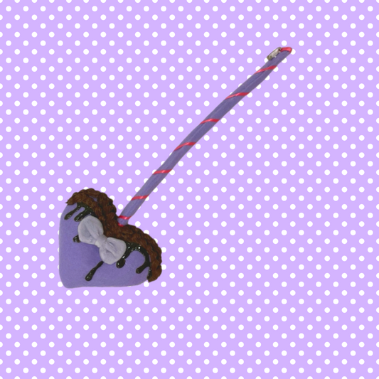 Choco Lavender Deco Devil Tail (short)