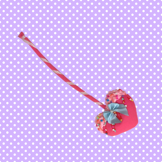 Rose Pink Candy Deco Devil Tail (short)