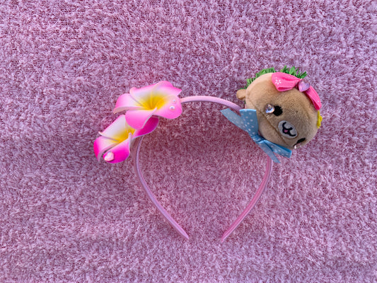 Tan Hawaiian Mamegoma Headband