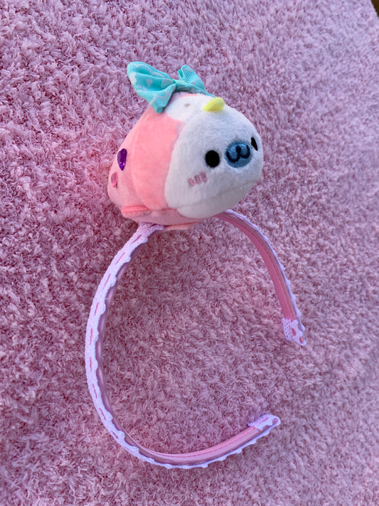 Pink Penguin Mamegoma Headband