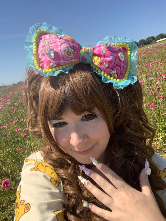 3D puffy headbow - Dokinchan Diamond