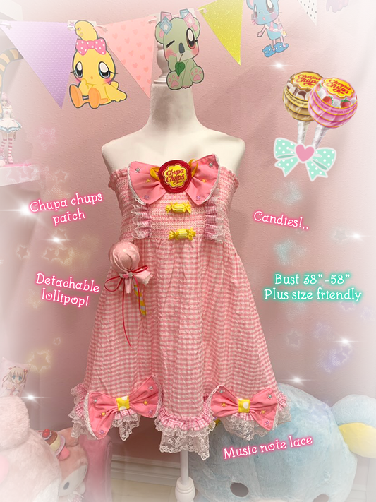 Plus size! Chupa Chups Lollipop top