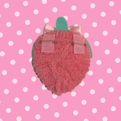My Lovely Pink Strawberry Brooch